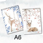 Recycled Notepad-Winter Watercolour